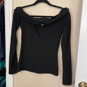 Off shoulder sweater